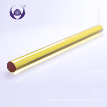 Professional Manufacture yellow borosilicate glass rod wholesales price